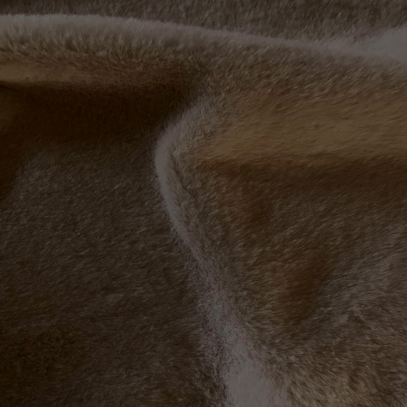 Bedruckter Rabbit Taupe